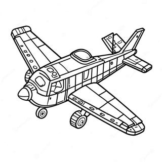 Pagina Para Colorir Do Aviao Lego Colorido Em Voo 68653-56610