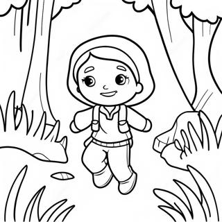 Pagina Para Colorir Da Zoe Aventureira Na Floresta 68673-56622