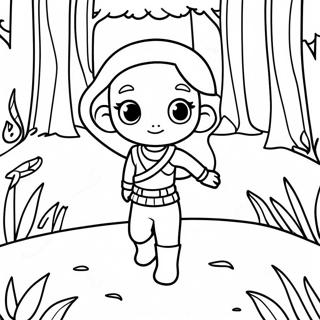 Pagina Para Colorir Da Zoe Aventureira Na Floresta 68673-56624