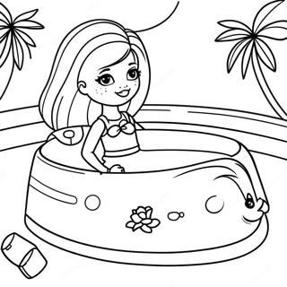 Pagina Para Colorir Da Piscina Da Barbie 68692-56644