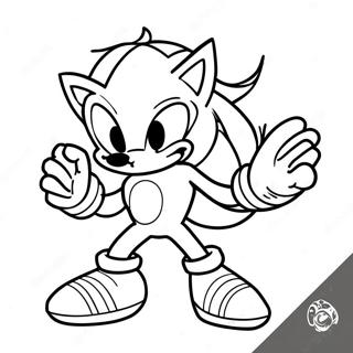 Pagina Para Colorir Do Sonic Darkspine Em Acao 68744-56676