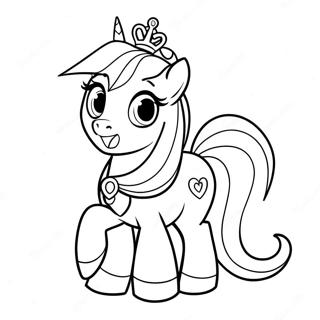 Pagina Para Colorir Da Princesa Cadance Brilhante 68754-56689