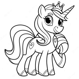 Pagina Para Colorir Da Princesa Cadance Brilhante 68754-56691