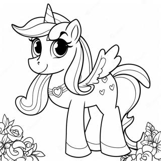 Pagina Para Colorir Da Princesa Cadance Brilhante 68754-56692