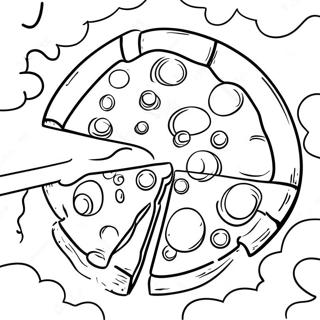 Pagina Para Colorir Da Fatia Deliciosa Do Pizza Hut 68774-56699