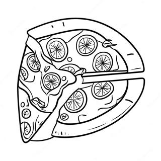 Pagina Para Colorir Da Fatia Deliciosa Do Pizza Hut 68774-56700