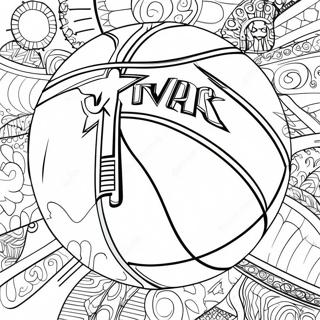 Logotipo Da Nba Páginas Para Colorir