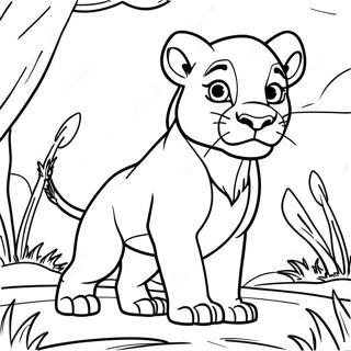 Pagina Para Colorir Da Nala Do Rei Leao 68863-56764