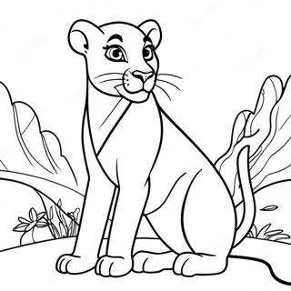 Pagina Para Colorir Da Nala Em Pose Majestosa 68864-56765