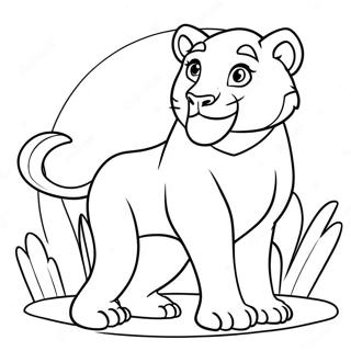 Pagina Para Colorir Da Nala Em Pose Majestosa 68864-56767