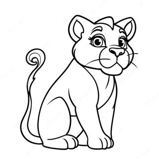 Pagina Para Colorir Da Nala Em Pose Majestosa 68864-56768