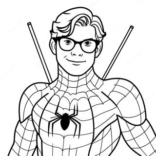 Pagina Para Colorir Do Homem Aranha Tom Holland 68873-56775