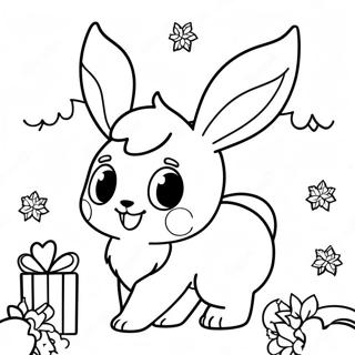 Pagina Para Colorir Do Eevee Natalino 68963-56847