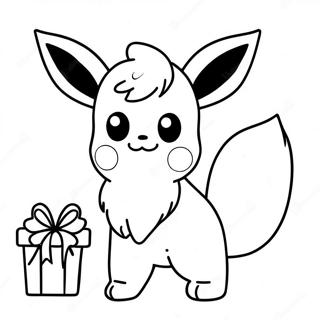 Pagina Para Colorir Do Eevee Natalino 68963-56848