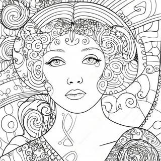 Klimt Páginas Para Colorir