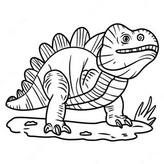 Dimetrodon Páginas Para Colorir