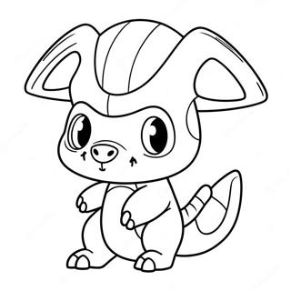 Pagina Para Colorir Do Cubone Usando Um Capacete De Osso 69084-56953