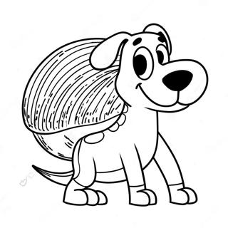 Cachorro Slinky Páginas Para Colorir