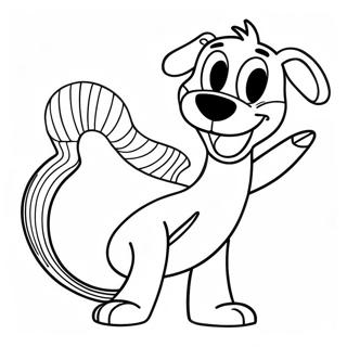 Pagina Para Colorir Do Slinky Dog Feliz Brincando 69094-56942