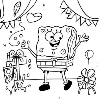 Pagina Para Colorir Aniversario Do Spongebob 69113-56968