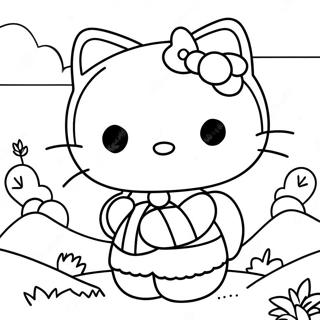 Pagina Para Colorir Da Aventura Da Hello Kitty 6914-5618