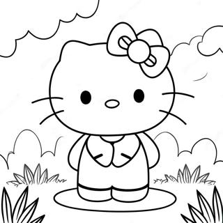 Pagina Para Colorir Da Aventura Da Hello Kitty 6914-5620