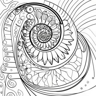 Pagina Para Colorir Da Espiral De Fibonacci 69203-57030