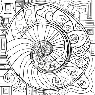 Pagina Para Colorir Da Sequencia De Fibonacci Colorida 69204-57026