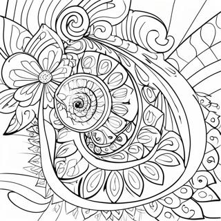 Pagina Para Colorir Da Sequencia De Fibonacci Colorida 69204-57028