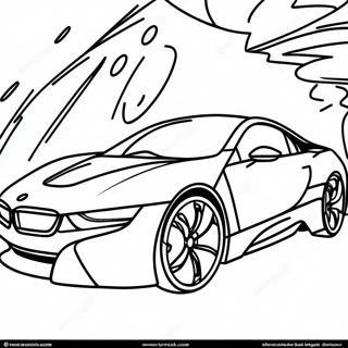 Pagina Para Colorir Do Design Futurista Do Bmw I8 69234-57059