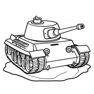 Tanque Tigre Páginas Para Colorir