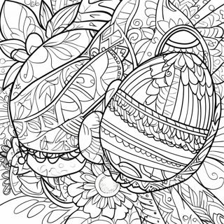 Pagina Para Colorir De Ovo Pysanky Intricado 69374-57176