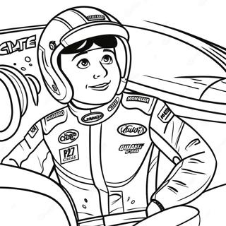 Pagina Para Colorir De Chase Elliott Em Carro De Corrida 69394-57186