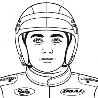 Pagina Para Colorir De Chase Elliott Em Carro De Corrida 69394-57187