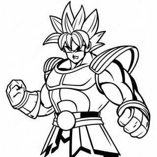 Pagina Para Colorir Do Bardock Com Armadura De Batalha 69424-57209