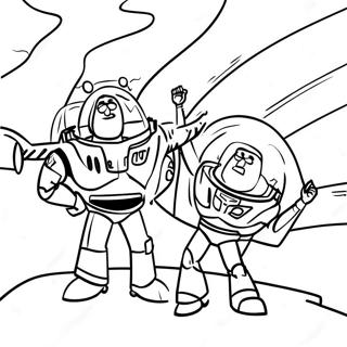 Pagina Para Colorir Da Aventura Do Woody E Buzz Lightyear 6945-5646