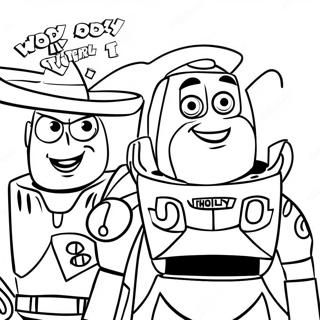 Pagina Para Colorir Da Aventura Do Woody E Buzz Lightyear 6945-5647