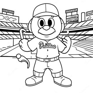 Pagina Para Colorir Do Mascote Dos Phillies 69543-57299