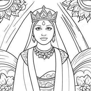 Pagina Para Colorir Da Corajosa Rainha Esther 6955-5654