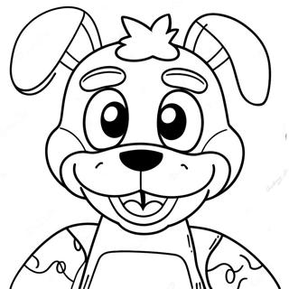 Pagina Para Colorir O Fofo Lefty Do Fnaf 69574-57325