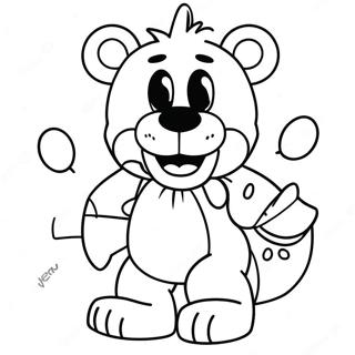 Pagina Para Colorir O Fofo Lefty Do Fnaf 69574-57326