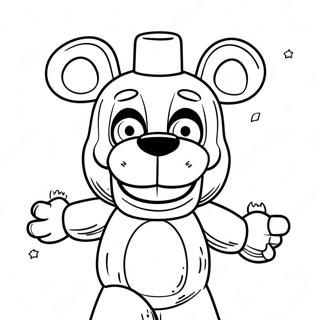 Pagina Para Colorir O Fofo Lefty Do Fnaf 69574-57327