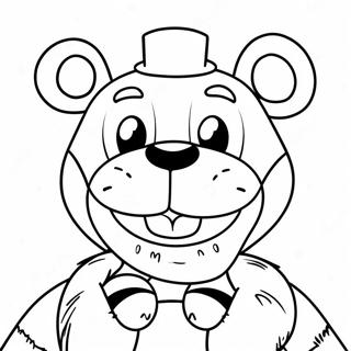 Pagina Para Colorir O Fofo Lefty Do Fnaf 69574-57328