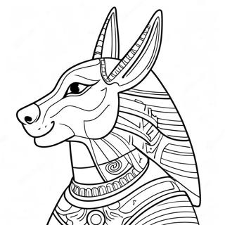 Pagina Para Colorir Anubis Com Hieroglifos 69584-57346