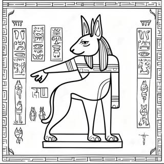 Pagina Para Colorir Anubis Com Hieroglifos 69584-57347