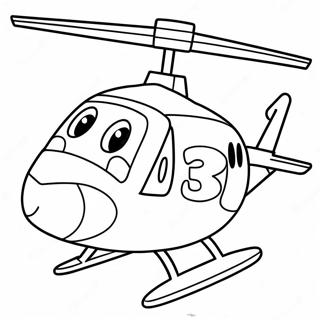 Pagina Para Colorir Skye Do Paw Patrol Com Helicoptero 69593-57341