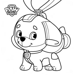 Pagina Para Colorir Skye Do Paw Patrol Com Helicoptero 69593-57344