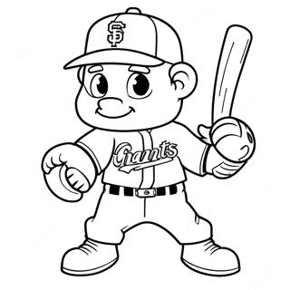 Pagina Para Colorir Mascote Dos Sf Giants 69624-57369