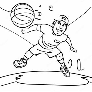 Pagina Para Colorir Do Trick Shot Do Dude Perfect 6965-5663