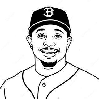 Pagina Para Colorir Do Mookie Betts 69703-57422